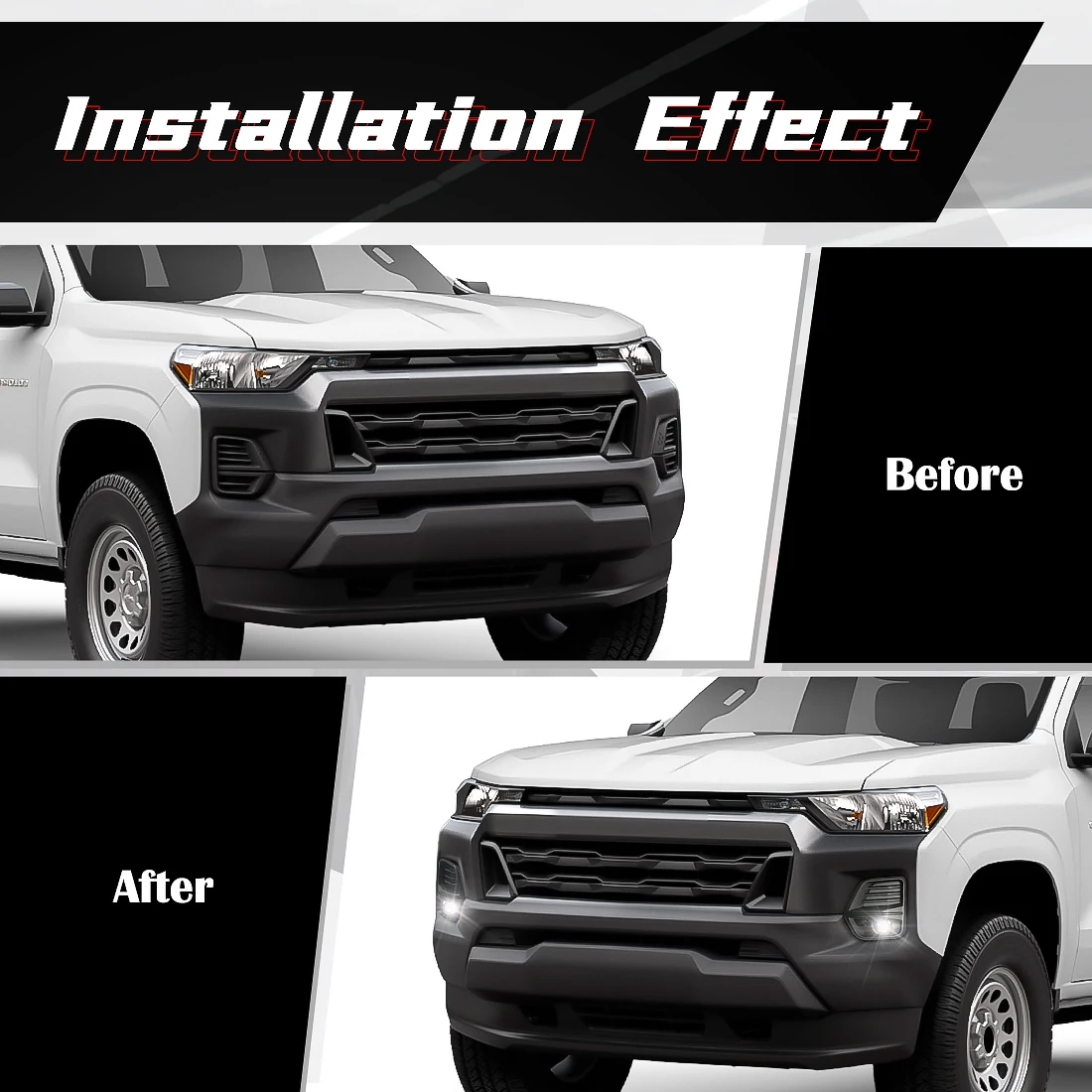 مصباح ضباب مصد أمامي للسيارة مع مفتاح تسخير ، مصباح تشغيل نهاري ليد ، شيفروليه كولورادو ، أو ، أو ، درل ، 12 فولت ، إكسسوارات #6