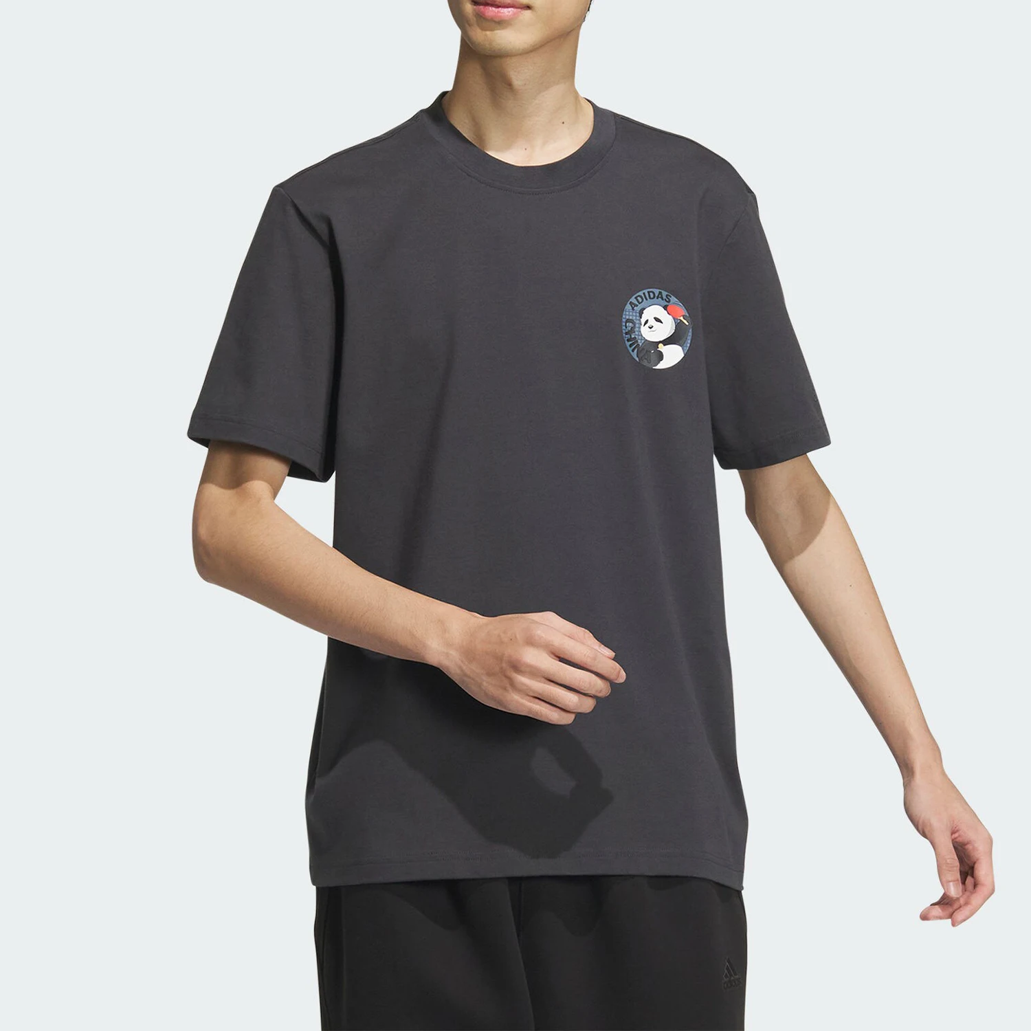 

Adidas genuine M TEE2 Men's Printed Casual Loose Short Sleeve T-Shirt JI6836