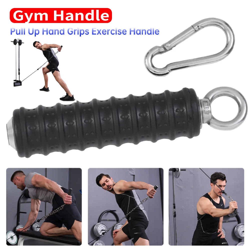 Tricep Strength Pull Up Hand Grips Fitness Pull Down Heavy Exercise Hand Grip Pull Down Hand Grips Cable Machine Attachment