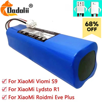 Original Genuine 12800mAh For XiaoMi Lydsto R1 Rechargeable Li-ion Battery Robot Vacuum Cleaner R1 Battery Pack with Capacity