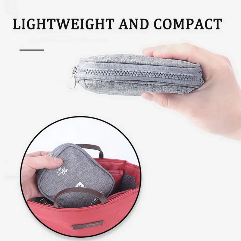 Mini Portable Medicine Storage Bag Empty Travel First Aid Kit Medicine Bags Organizer Outdoor Emergency Survival Bag Pill Case