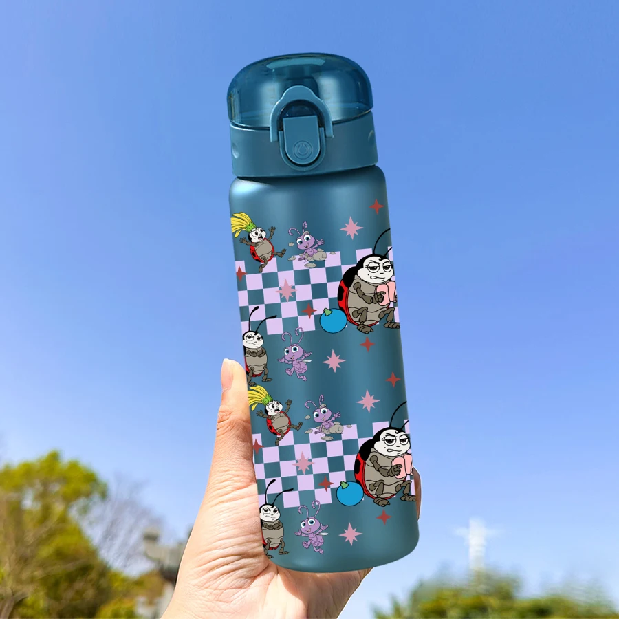 1Pc Disney, Monster Power Company pattern 26oz plastic water bottle, outdoor sports water cup birthday/back to school gift