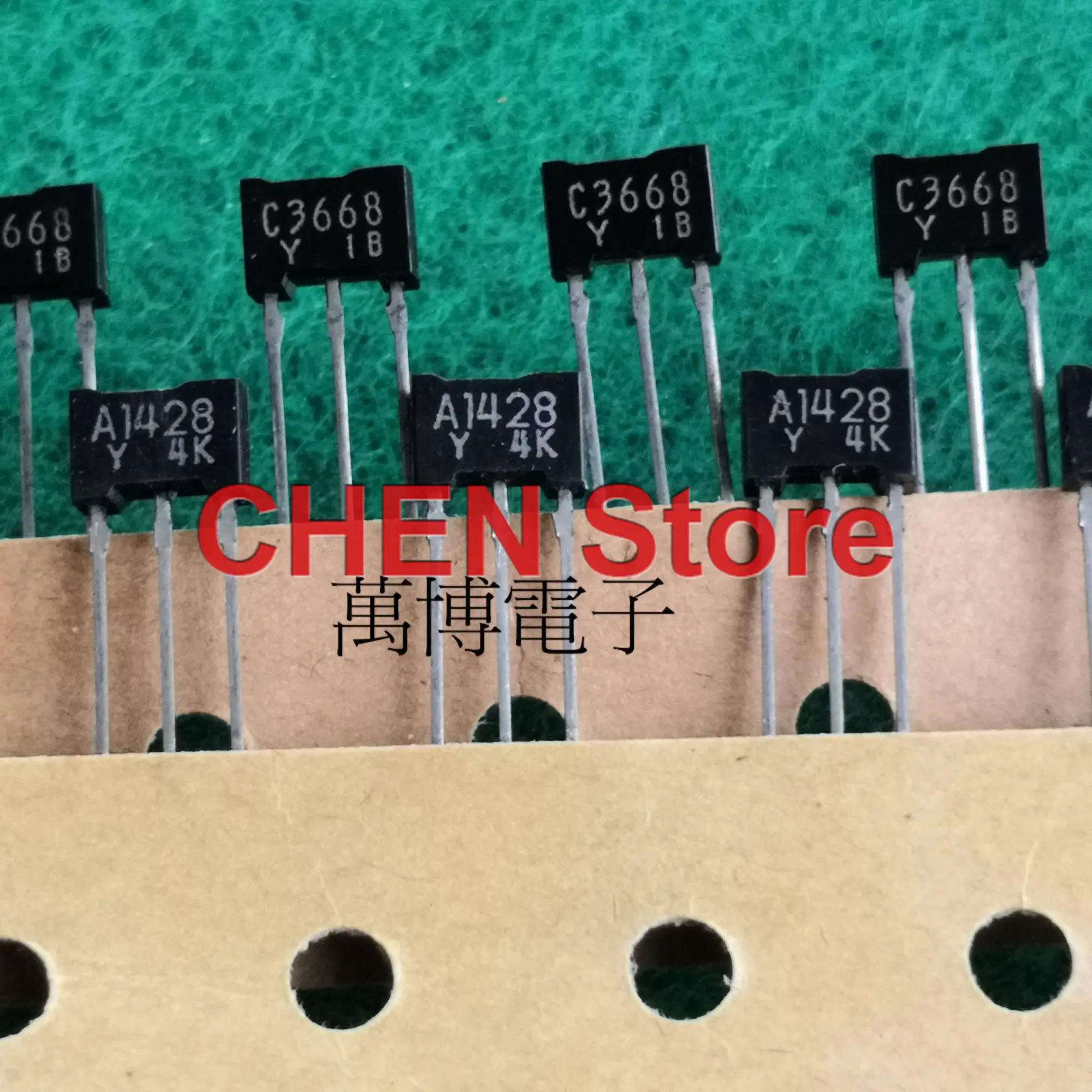 

10pair NEW Origional 2SA1428 2SC3668 TO-92L Transistor A1428 C3668 Y Audio Power Amplifier A1428-Y C3668-Y Audio pair tube