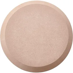 1pc Round Pottery Tools Ceramic Plate Forming Mold Tan Wooden Density Plate Printing Blank Stripping Mud Plate