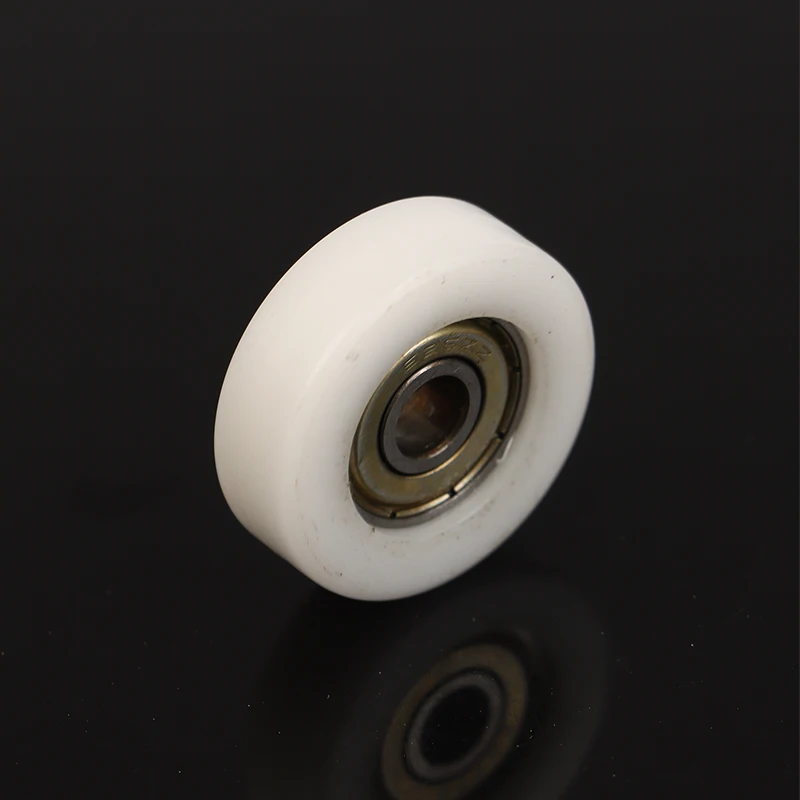 

1Pcs 626ZZ 6*30*9mm Flat Rubber Coated Bearing Pulley POM Wrapped Bearing Pulley Plastic Wheel Bearing Pulley Furniture Fitting