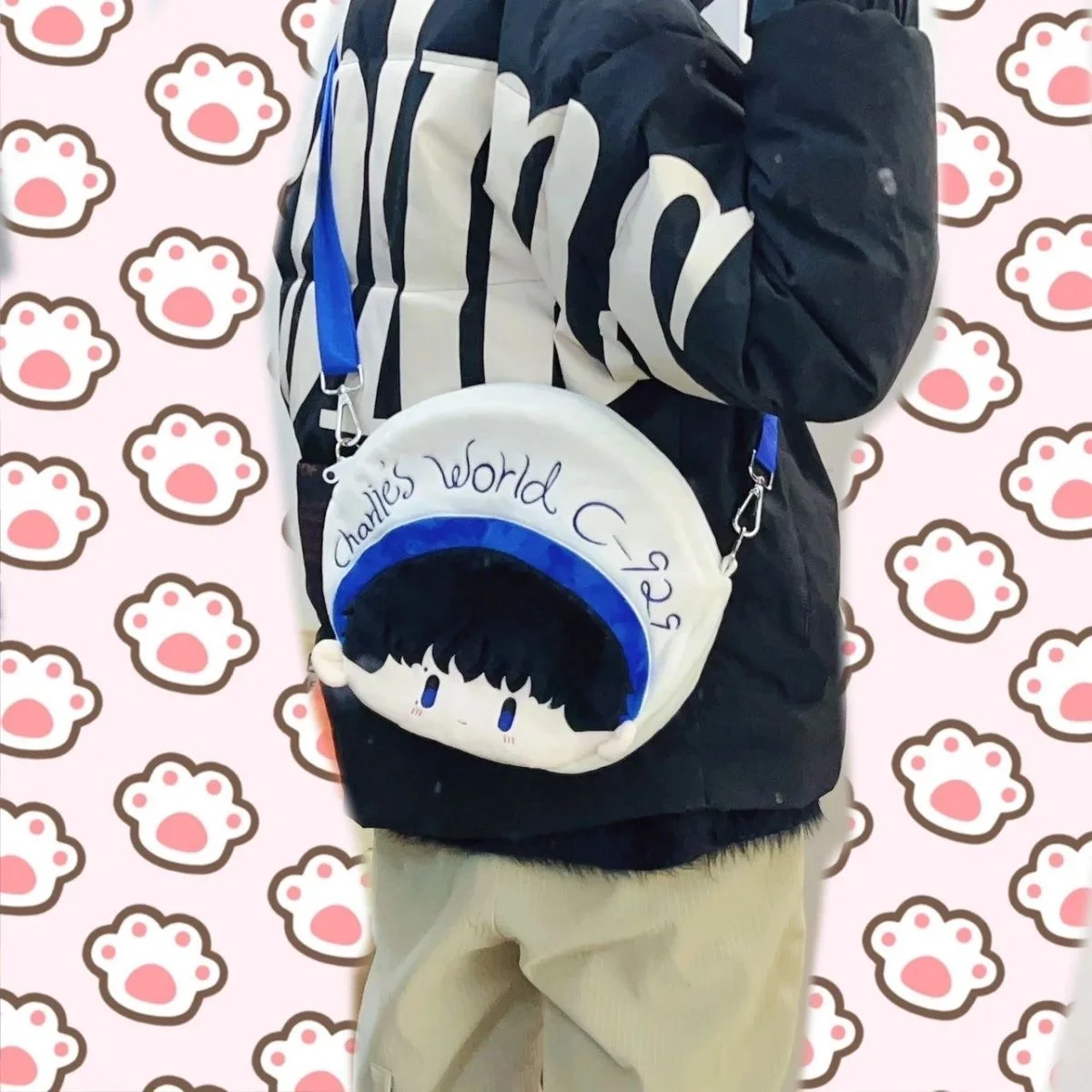 تشو شين ليتل بحار الصورة الرمزية النموذج تأثيري لطيف وسوبر لطيف حقيبة كروسبودي للفتيات القطن دمية الألم حقيبة #2