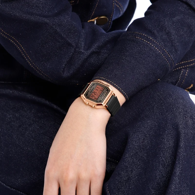 NAVIFORCE 5063T Fashion Electronic Watches for Woman Calendar Waterproof Casual Business Ladies Digital Watch relojes de mujer