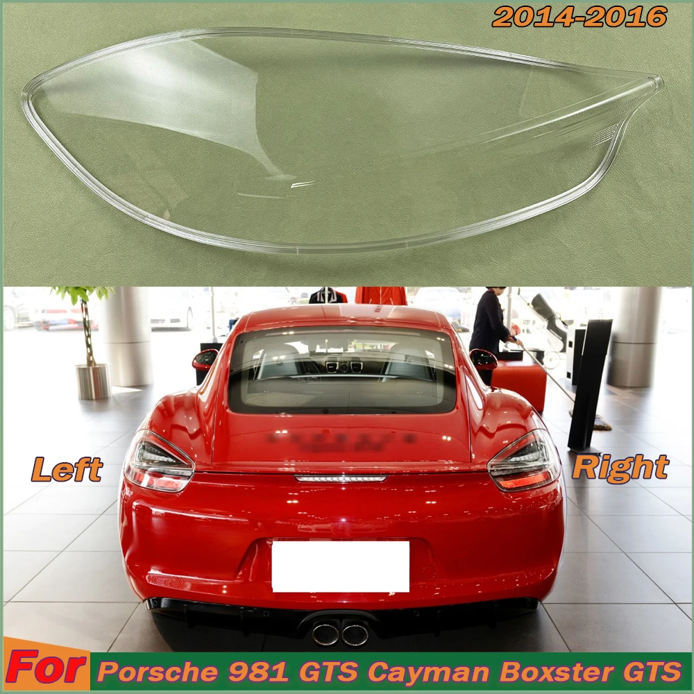 

For Porsche 981 GTS Cayman GTS Boxster GTS 2014-2016 Car Taillight Shell Rear Signal Parking Lights Cover Auto Replacement Parts