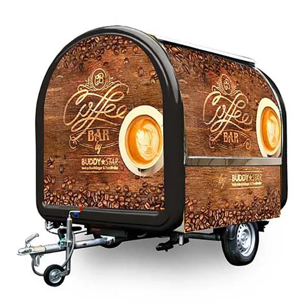 

New Style Full Size Coffee Carts Food Vending Ice Cream Cart Electric Bicycle