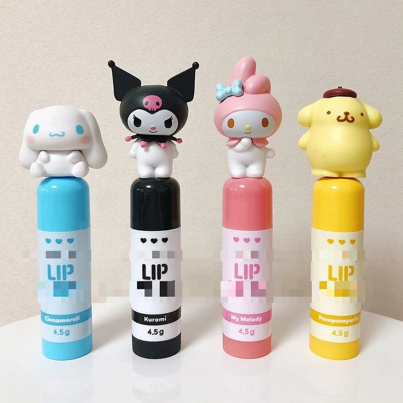 

Melody Kuromi Cinnamoroll Dog Children's Moisturizing and Anti-Cracking Toy Lip Balm