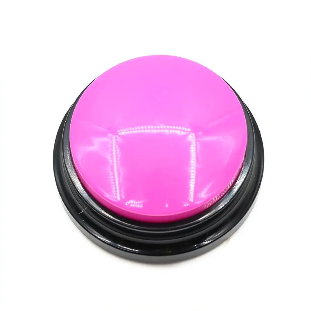 Recordable Pet Voice Button Dog Training Communication Toy Interactive Speech Learning Sound Box Simple Press Device