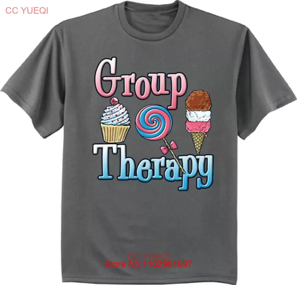 JUNK FOOD FUNNY T-SHIRT MENS GRAPHIC TEE GROUP THERAPY CANDY ICE CREAM