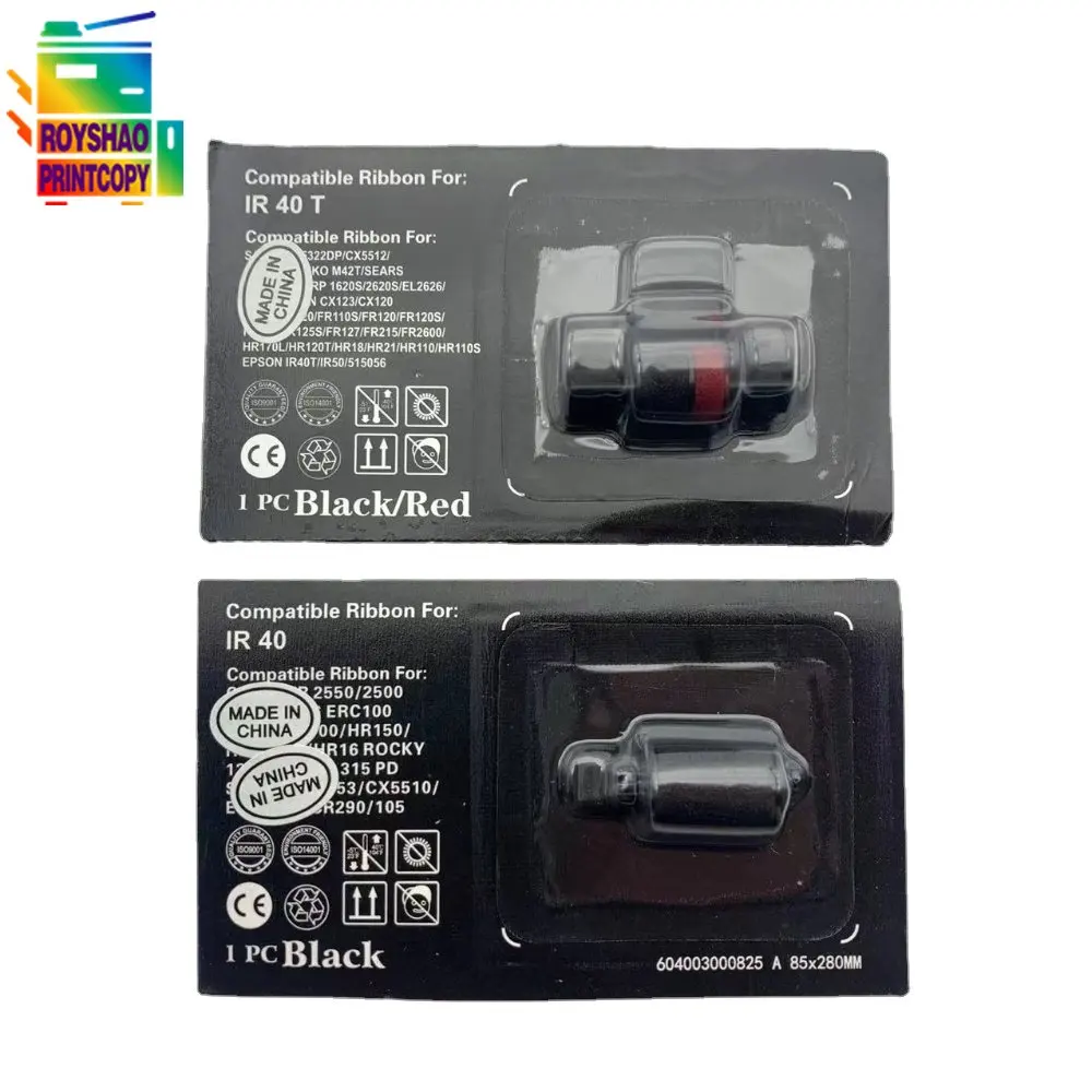 

12 Pack IR40T IR-40T IR40 IR-40 Ink Roller Compatible Printer Ribbon for Casio FR 2550 2500 HR100 HR150 HR7 HR8 HR16
