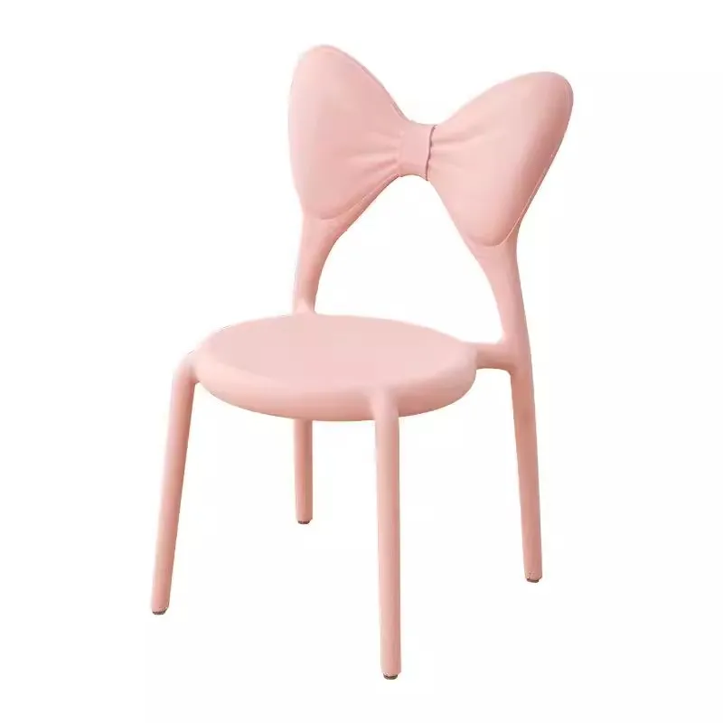 

#Modern Nordic Stackable Bow Plastic Chair with European Union CE Certification for Apartments, Homes and Villas