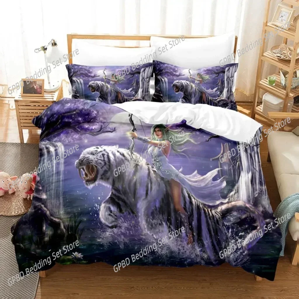 

World Of Warcraft 3D NEW Duvet Cover Pillowcase Bedding Set Adult Boy Girl Bedroom Decoration Children Single Double Large