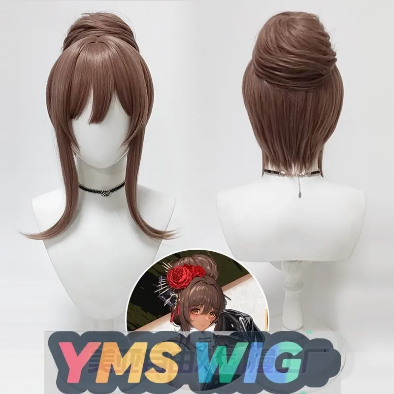 

[YMS WIG]Nikke Goddess Of Victory Black Bunny Nikke Noa Косплей Парик, Имитация кожи головы Съемные волосы