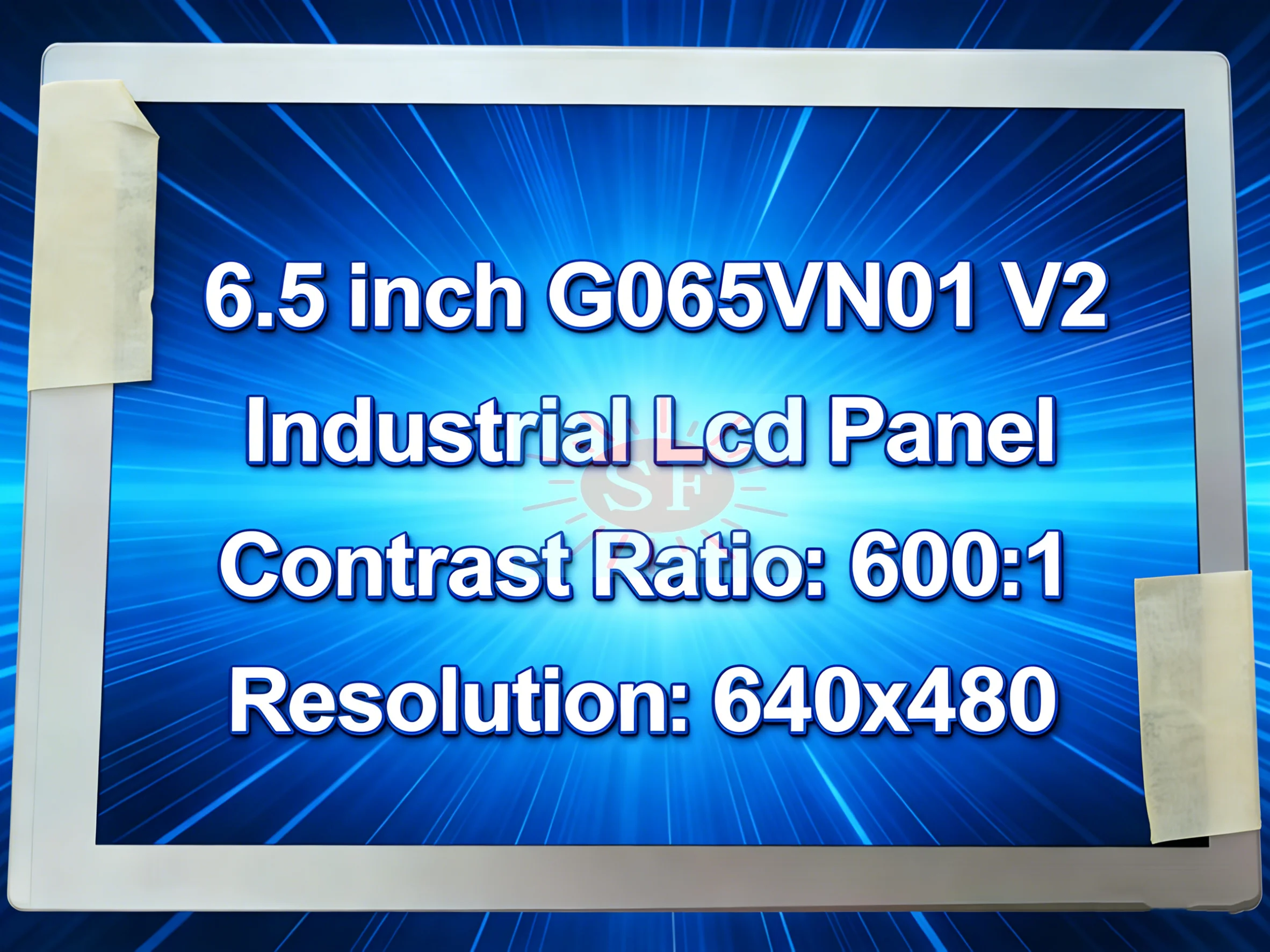 6.5” G065VN01 V2 TFT LCD Panel 640*480 Resolution Industrial Screen with LVDS (1 ch, 6/8-bit) , 20 pins Connector