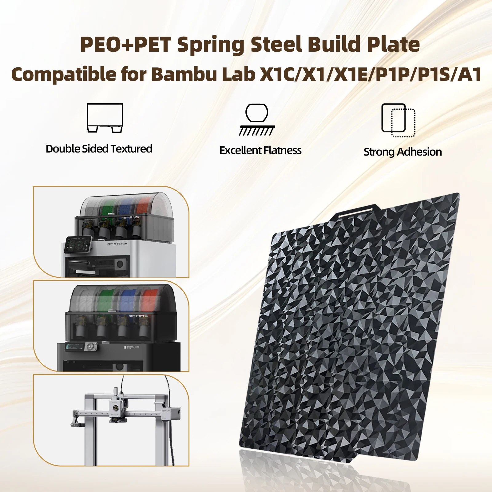 Plat Baja Pegas X1C Dua Sisi U - 3D Printing X1 Carbon ulasan dan harga