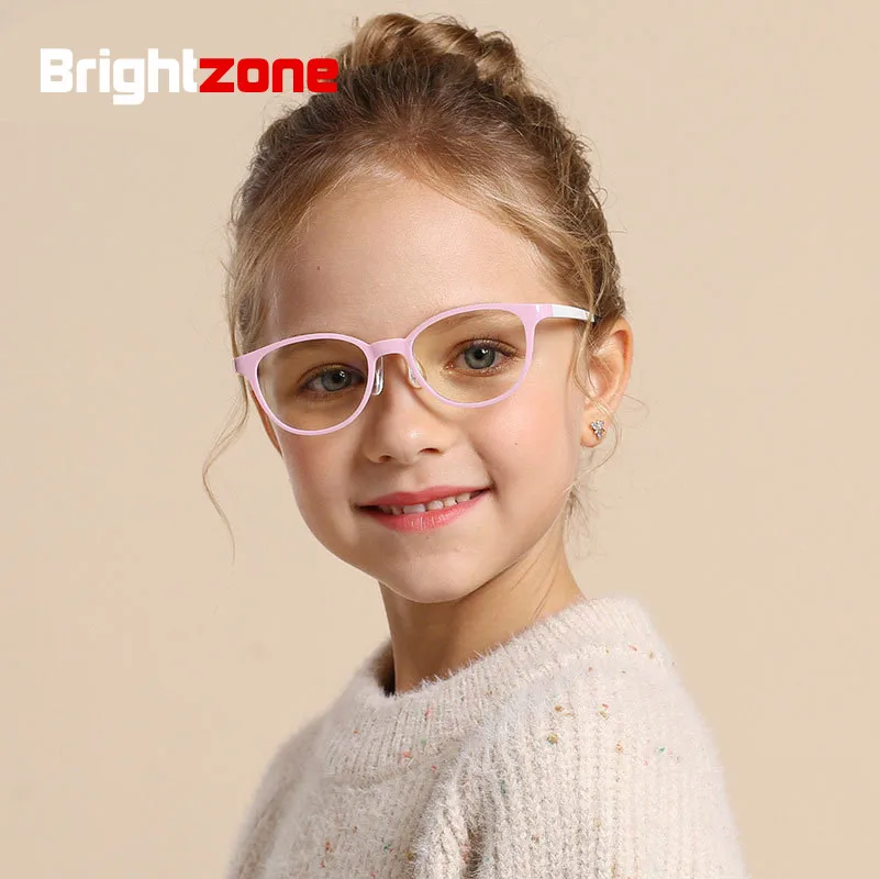 

Anti Blue Light Glasses Online Classes Kids Boy Girls Slicone Optical Frame Youth Clear Computer Anti-UV AR Children Eyeglasses