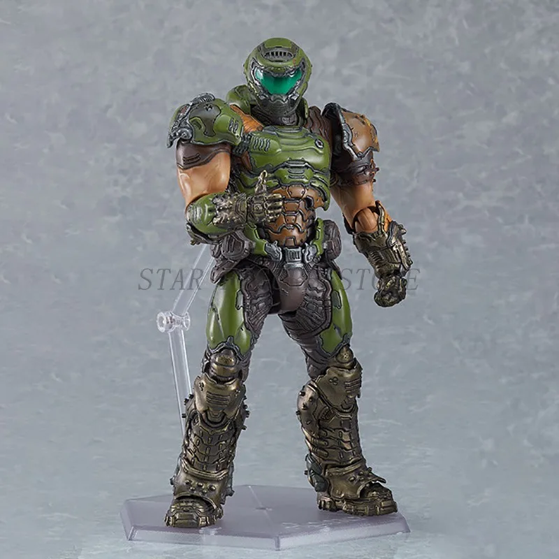 Figma SP-140 Doom Slayer Eternal Action Figure Collection Model Anime 16cm Destroy Warrior Doom Movable Figurine Toys for Gifts