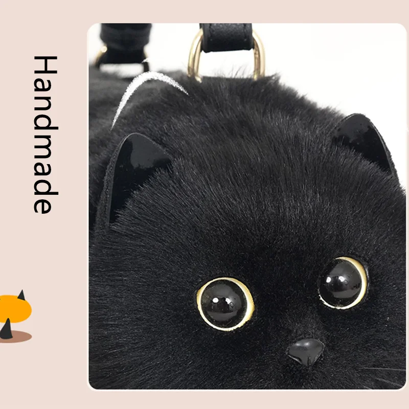 Cat bag, Messenger Bag, versatile small and cute, fashionable bag Women\'s Cross bag autumn and winter high-level design