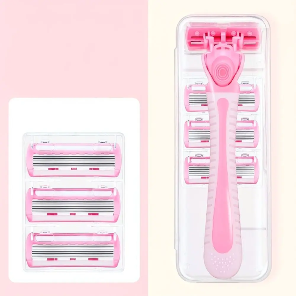 Portable Manual Razor For Women Hair Removal Bikini Trimmer Shaving Tool For Underarm Body Legs Safe Grooming Kit view 5