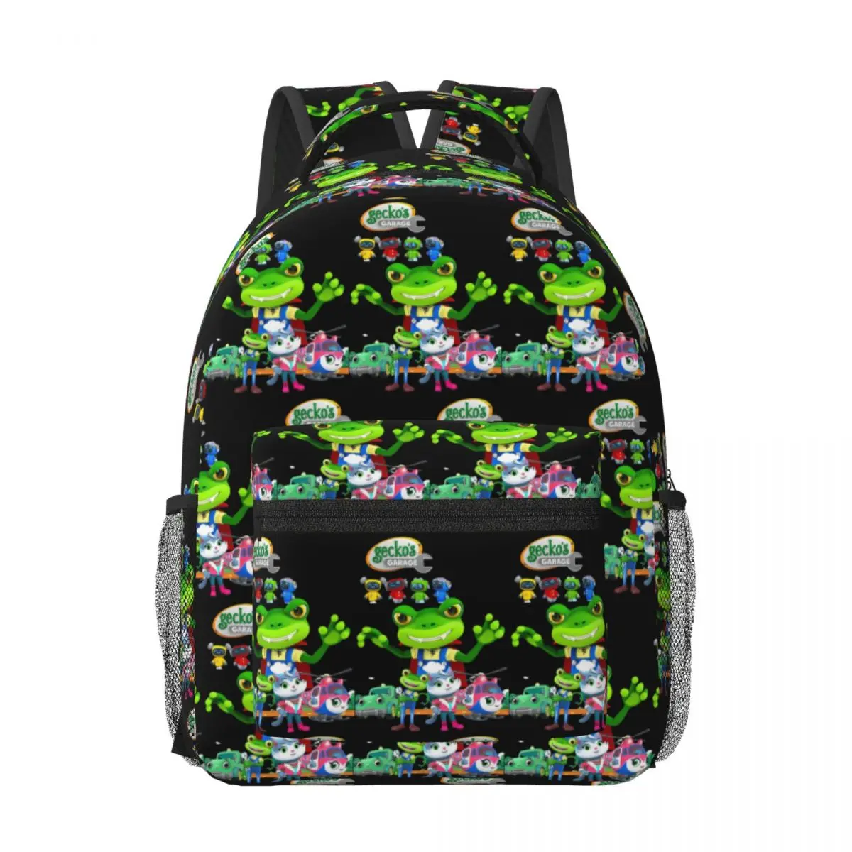 Geckos Garage Woman Backpacks Boys Girls Bookbag Casual Students School Bags Portability Travel Rucksack Shoulder Bag