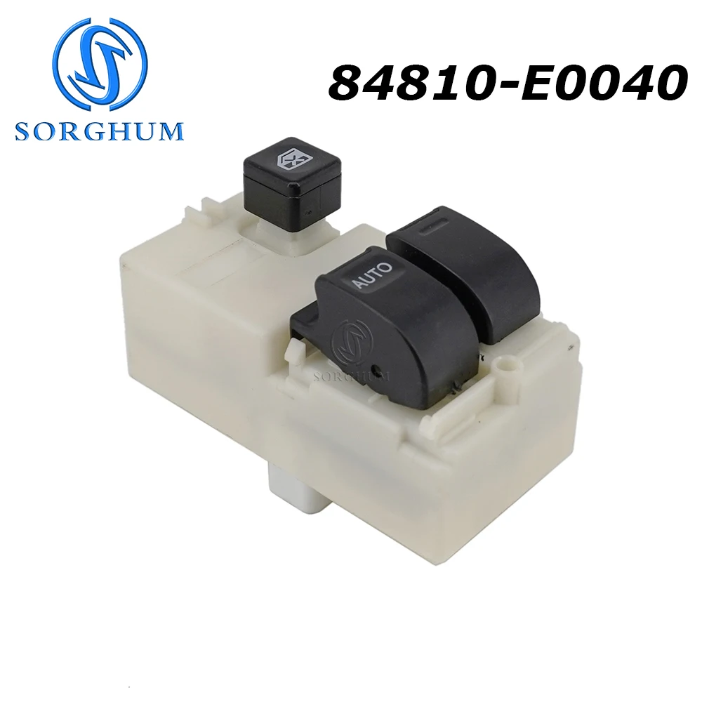 

SORGHUM 84810-E0040 For Hino 500 700 2003 Car Front Left Lifter Control Window Switch Regulator Button 10Pins 24V 84810E0040