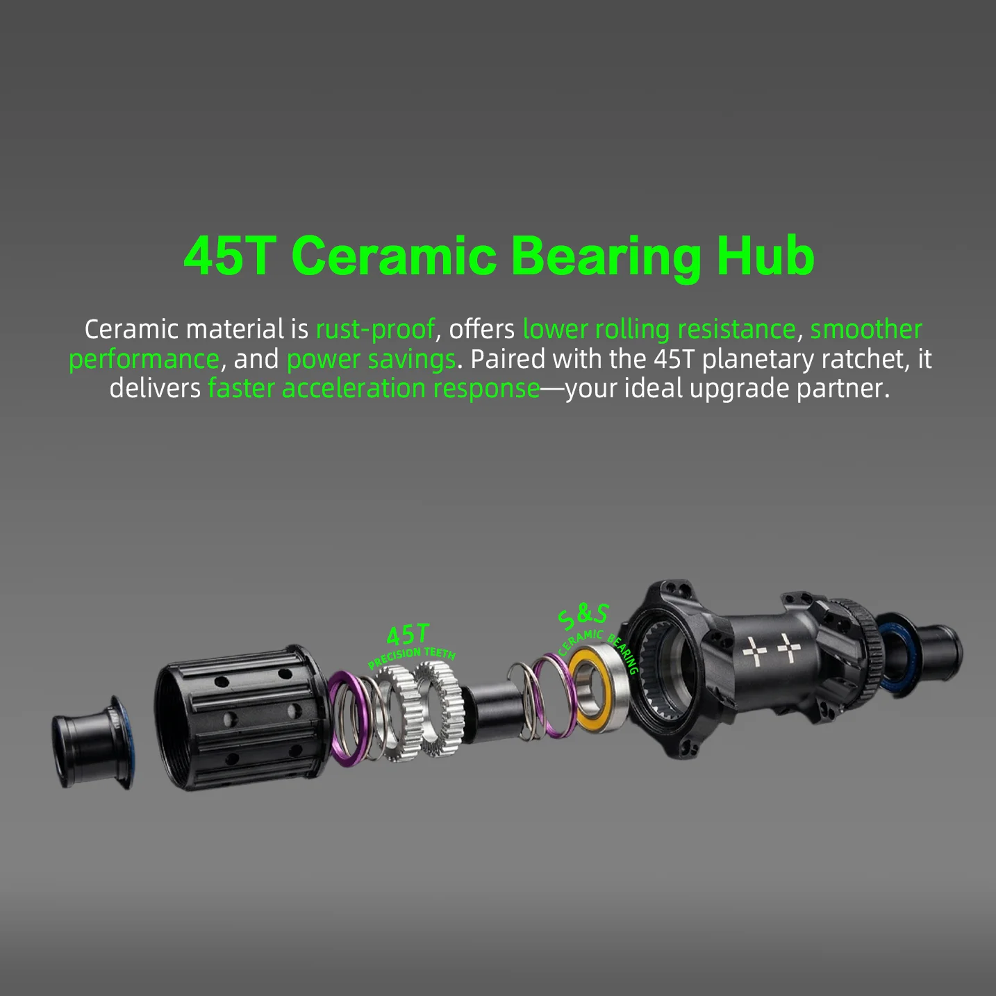 Ceramic Bearing 45T Star Ratchet 10PLUS Carbon Wheels E Series Disc Brake 700c Pillar 1423 Lightweight Road Racing Wheelset