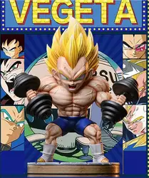 Dragon Ball Vegeta Bodybuilding muscle Ver. PVC Action Figure Model Toy 17cm