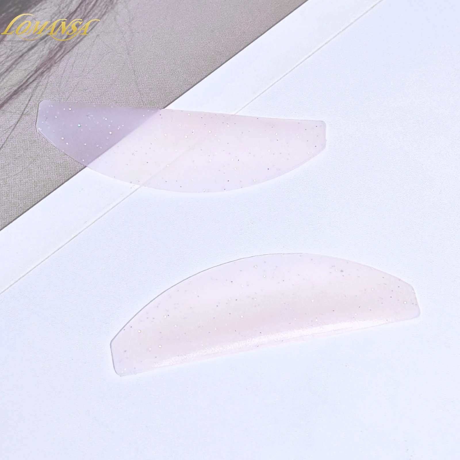 Lomansa 2 Stück Koreanische Wimpernlifting-Pads Flache Silikon-Pads für Dauerwellen-Lotion Nr. 1 Wimpern-Weichmacher-Pads Make-up-Tool – Detail 6