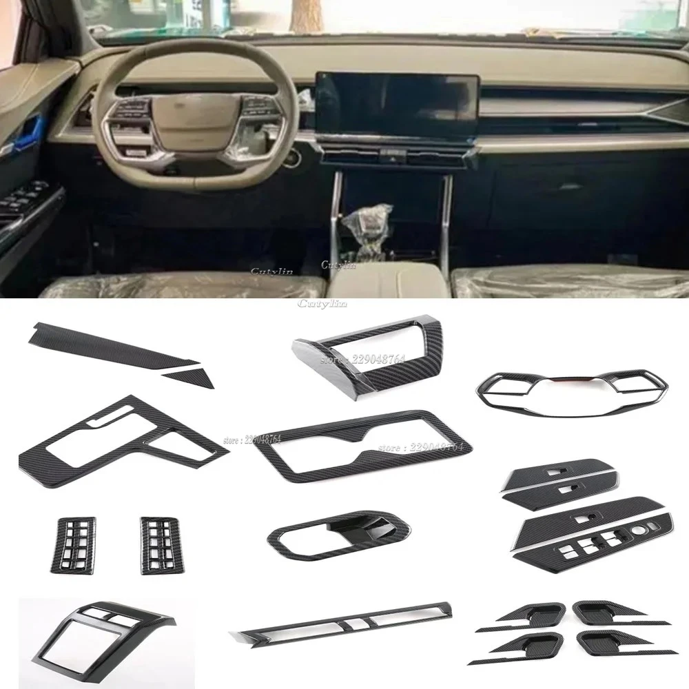 Cutylin For Ssangyong Torres 2022 2023 2024 Interior Window Switch Panel Rear Air Condition Cover Trim Inner Door Bowl Frame