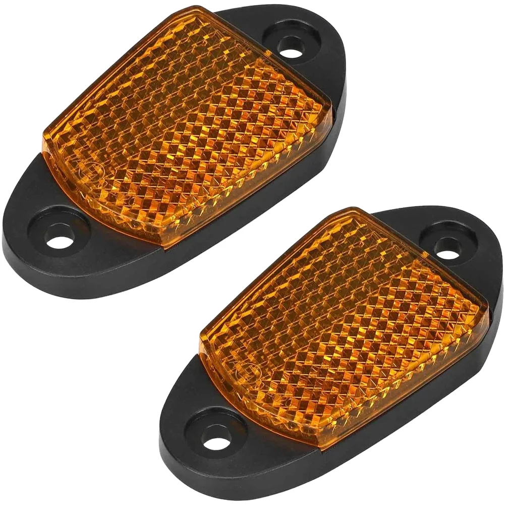 /Yellow /Side /Reflectors Pair For MAXG2 No 9 Scooter High Visibility Safety Night Riding Abrasion Resistant Plastic Accessories