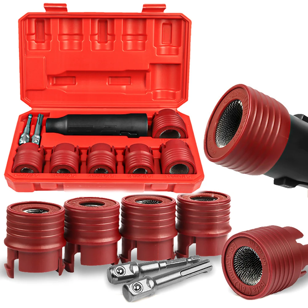 

1 Set Car Wheel Stud Cleaning Brush Automotive Wheel Screws And Bolts Effective Rust Removal Brush For Automotive Maintenance