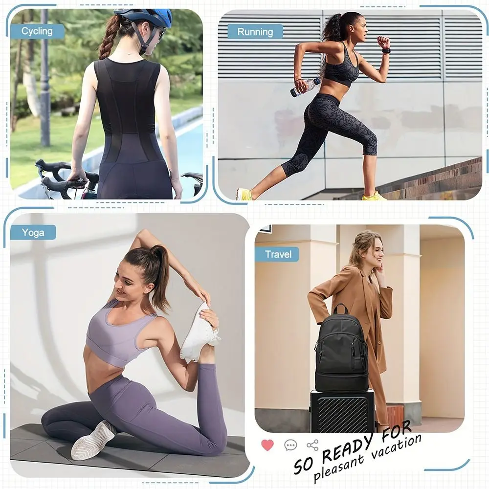 Large Capacity Fitness Training Bag Multi-Color Anti-Scratch Students School Bags Wear-Resistant Wet Dry Separation