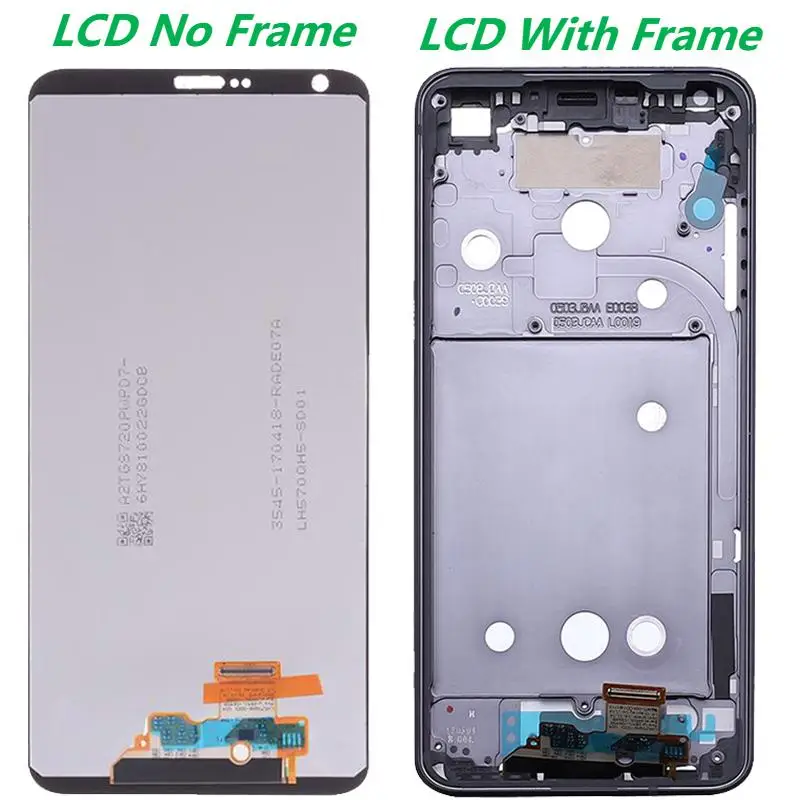 Original 5.7  For LG G6 H870 LCD Display With Frame For LG G6 H872 LS993 VS998 US997 Touch Screen Digitizer Assembly Replacement