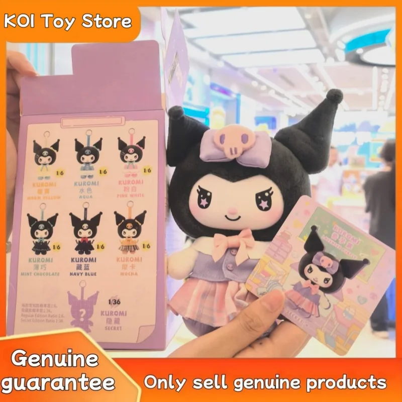 

Подлинная Sanrio Kuromi School Life Series Mystery Box Kuromi Kawaii виниловая сумка кулон кукла слепая коробка милые игрушки подарки на день рождения для девочек
