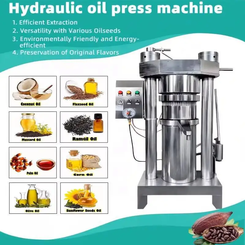 

Small Cold Hine Avocado Virgin Coconut Olive Oil Press For Sale