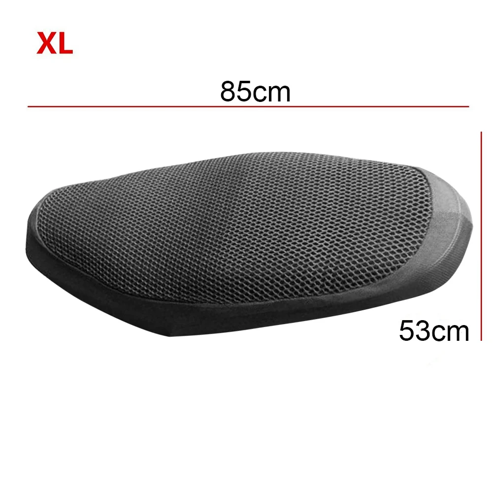 Funda de asiento de malla 3D transpirable para motocicleta, cubierta de cojín para bicicleta eléctrica, Scooter de verano