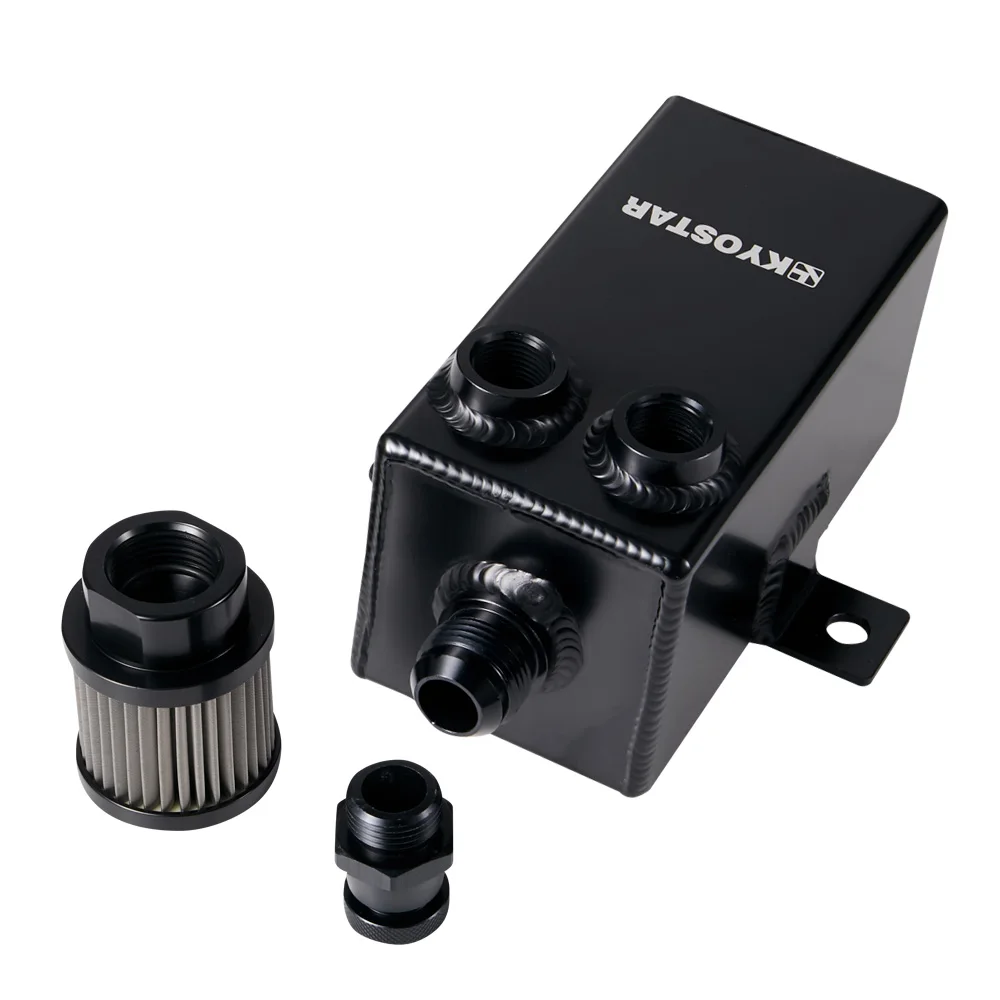 KYOSTAR Universal 10AN الألومنيوم 1L خزان التقاط الزيت يربك 12AN فلتر