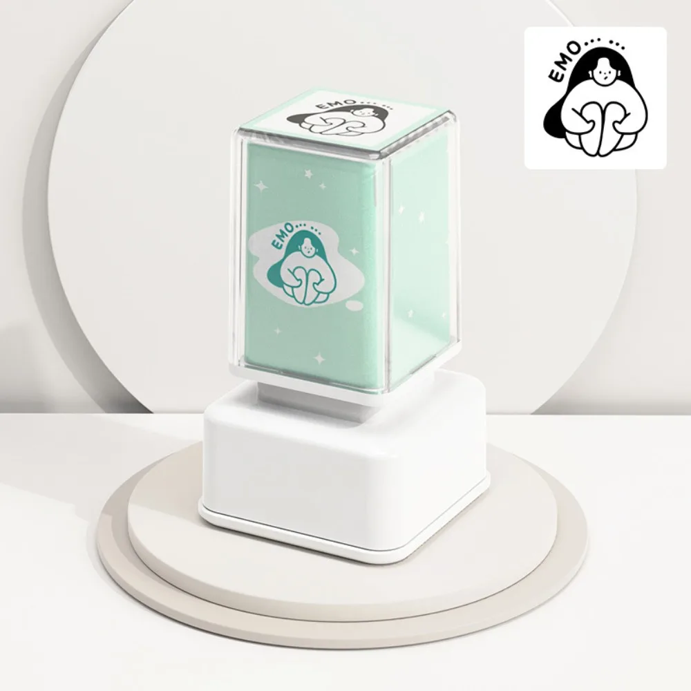Kawaii Traceless Account Seal Handmade Cartoon Seal Box DIY Stamps School