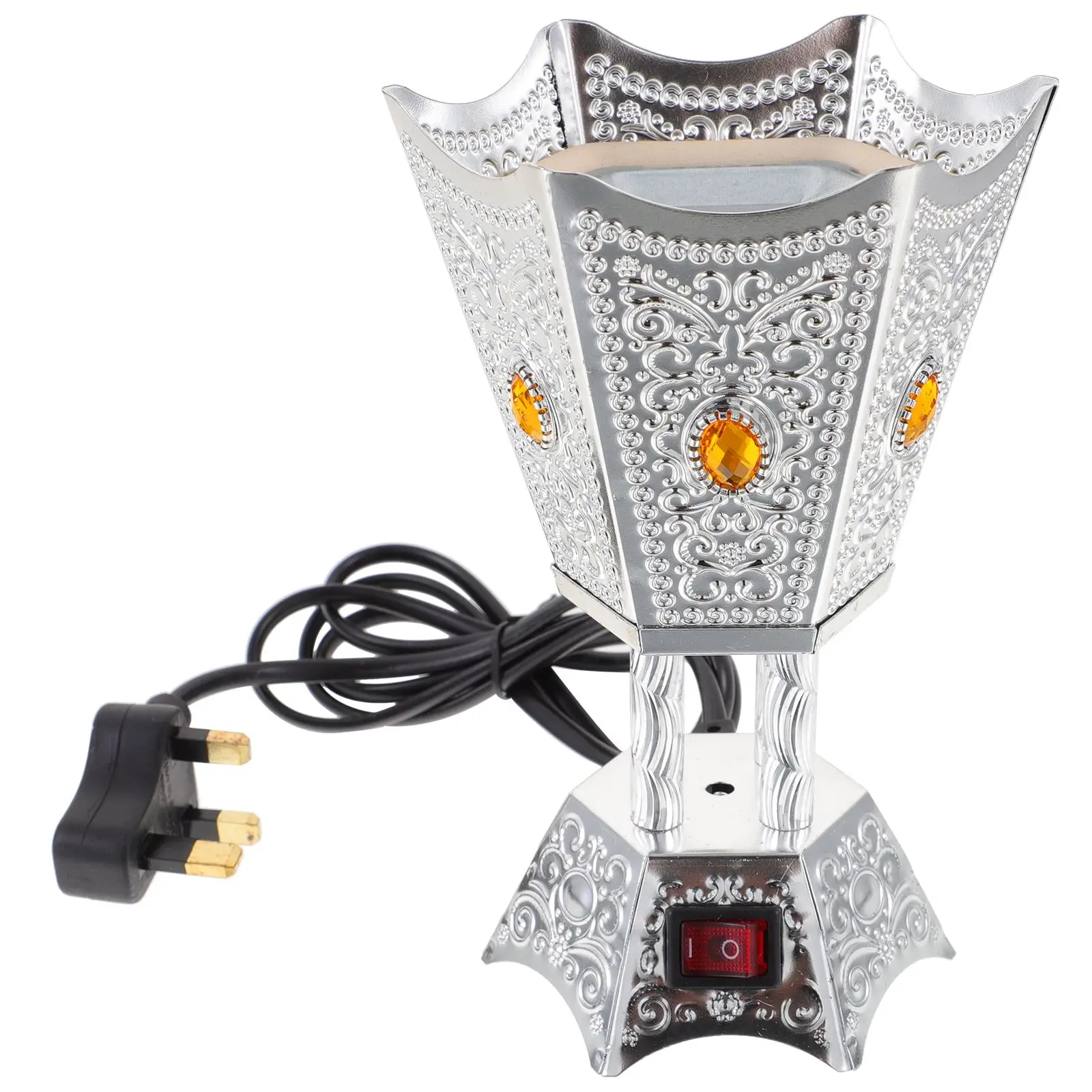

in Electric Incense Burner Reusable Home Decor Censer Lightweight Compact Vintage Design Suitable for Therapy