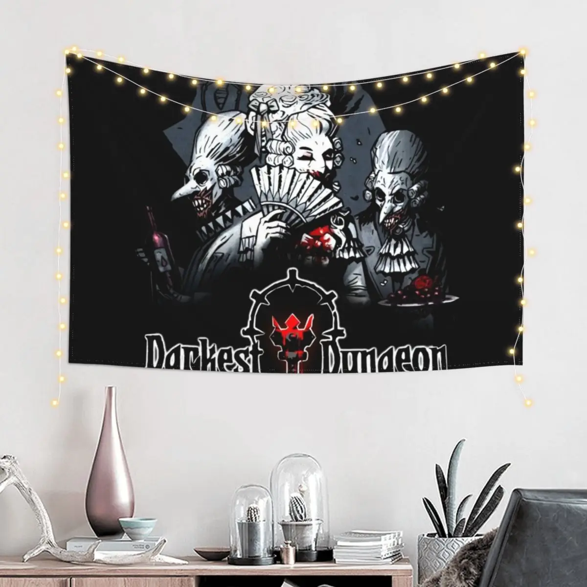 darkest-dungeon- Tapestry Room Decoration Aesthetic Room Decorations Aesthetics Home And Comfort Decor Tapestry