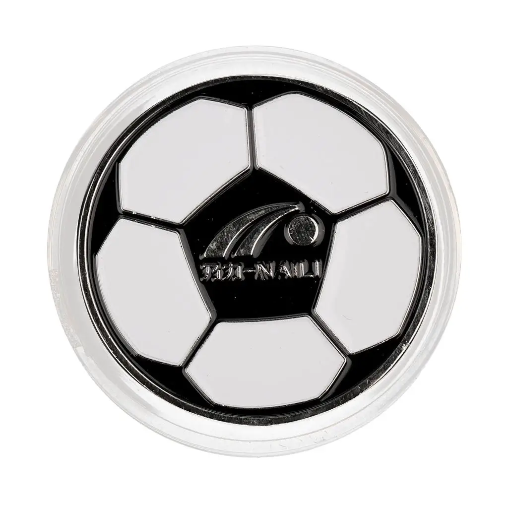 

Professional Soccer Referee Flip Coin Durable Football Toss Side Coin with Case for Game Day