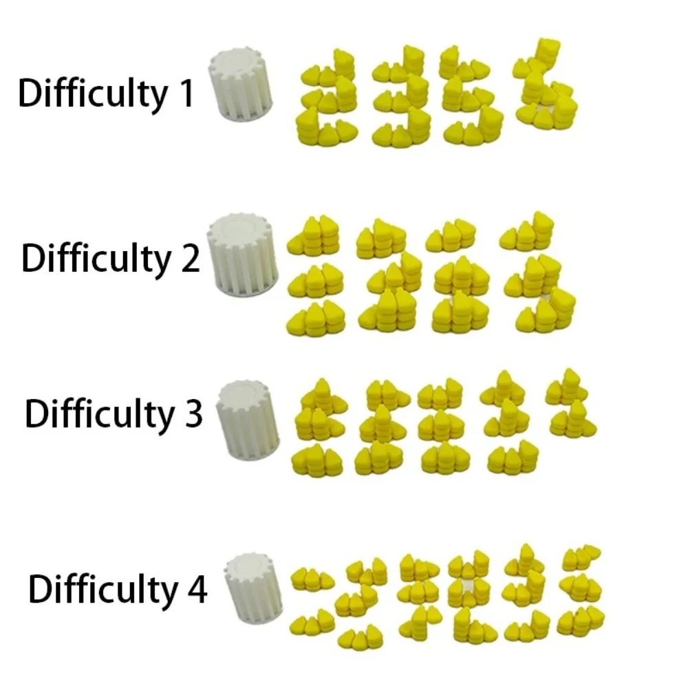 Educational DIY 3D Corn Puzzle Building Blocks Intelligence Magic Cube Decompression Cylindrical Cylindrical Puzzle Gift