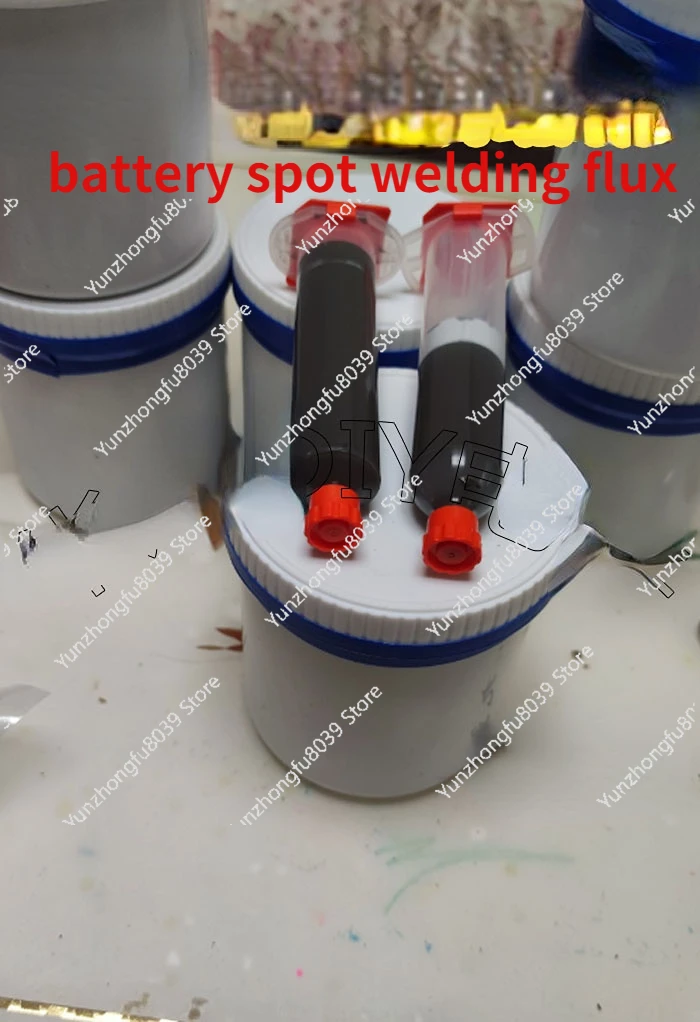 Battery Flux Resistance Welding Copper Spot Copper Flux Lithium Battery Welding Auxiliary Group Solder view 2