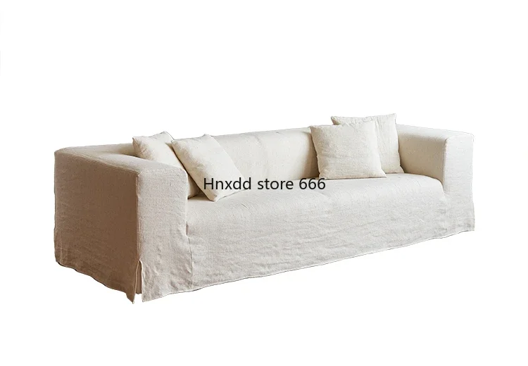 Butter cloth cover sofa living room modern simple fabric sofa