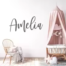 POOMOO Name Wall Decal