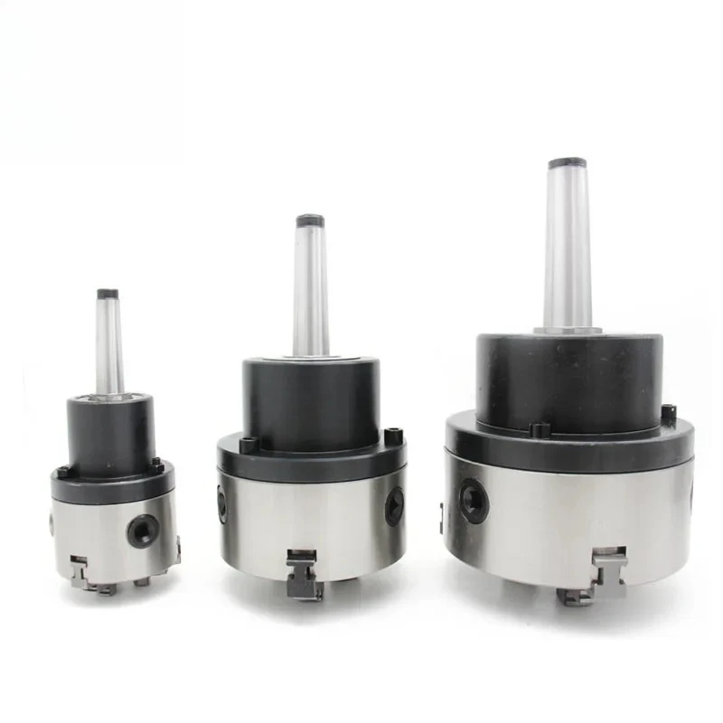 MT2 MT3 MT4 MT5 Taper Shank Rotary Chuck Flange 3 Jaws 4 Jaws 100mm 125mm 160mm 200mm Jaw Chuck for Grinders and Lathes