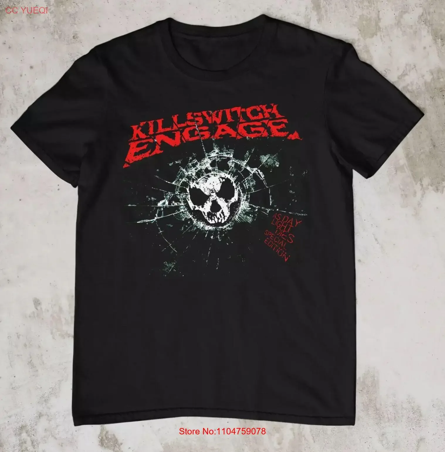 Killswitch Engage As Daylight Dies For Lover Black All Size T Shirt vintage Washed Comfortable Stretched Soft Casual streetwear